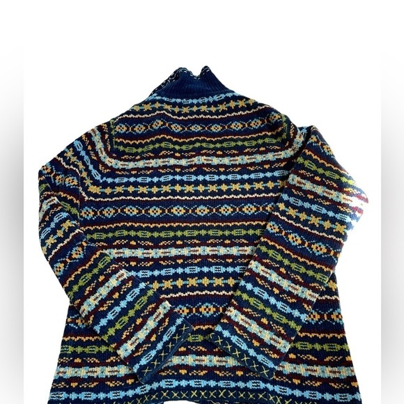 Vintage Designers Studio Originals Zip Cardigan, Size M, Aztec patern,soft - Picture 5 of 7